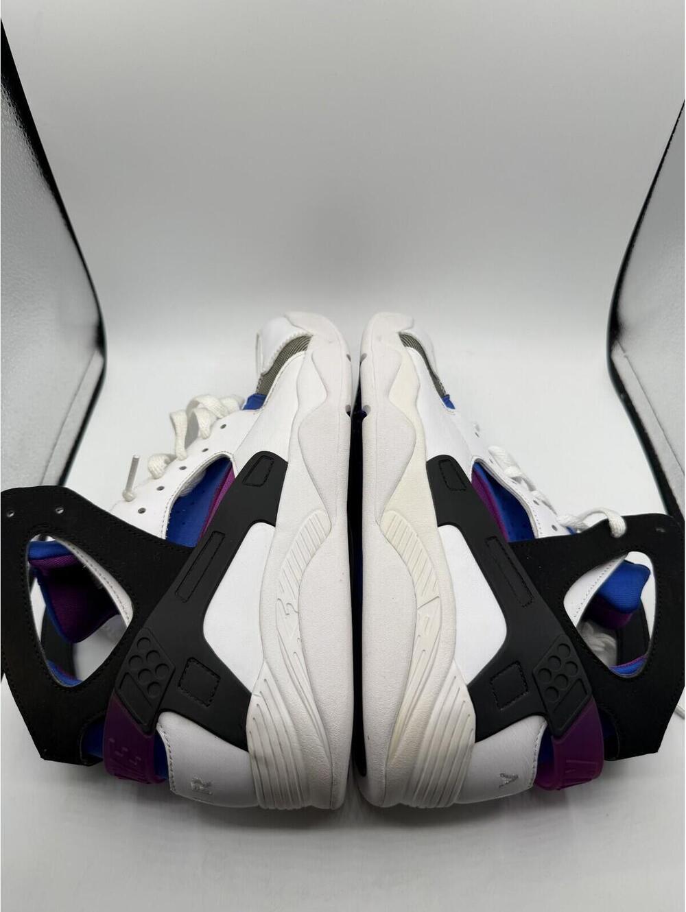 Nike Air Flight Huarache White Blue Mens Size 12 Damaged box - Picture 8 of 9